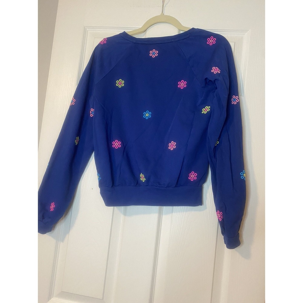 Lilly Pulitzer Landyn Sweatshirt Size XS Ditsy Daisy - Picture 5 of 8